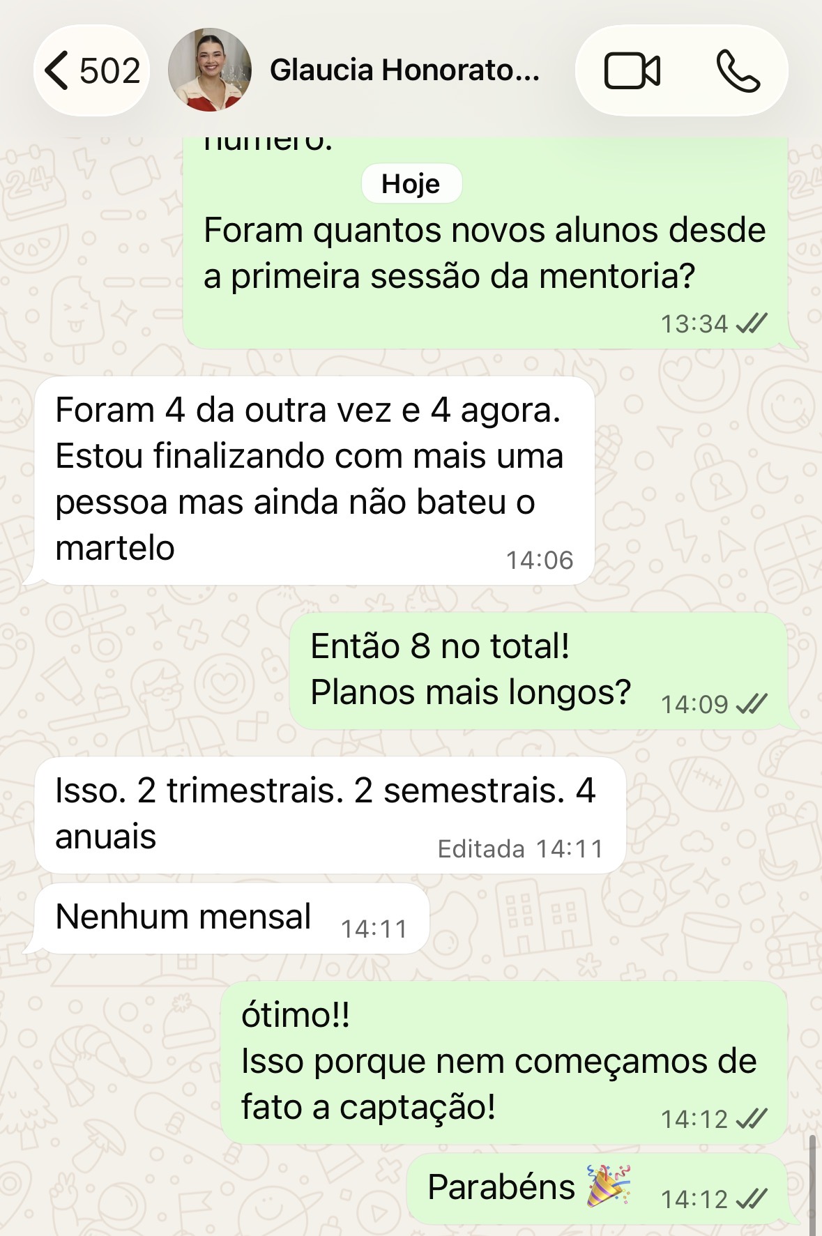 Depoimento de mentorada